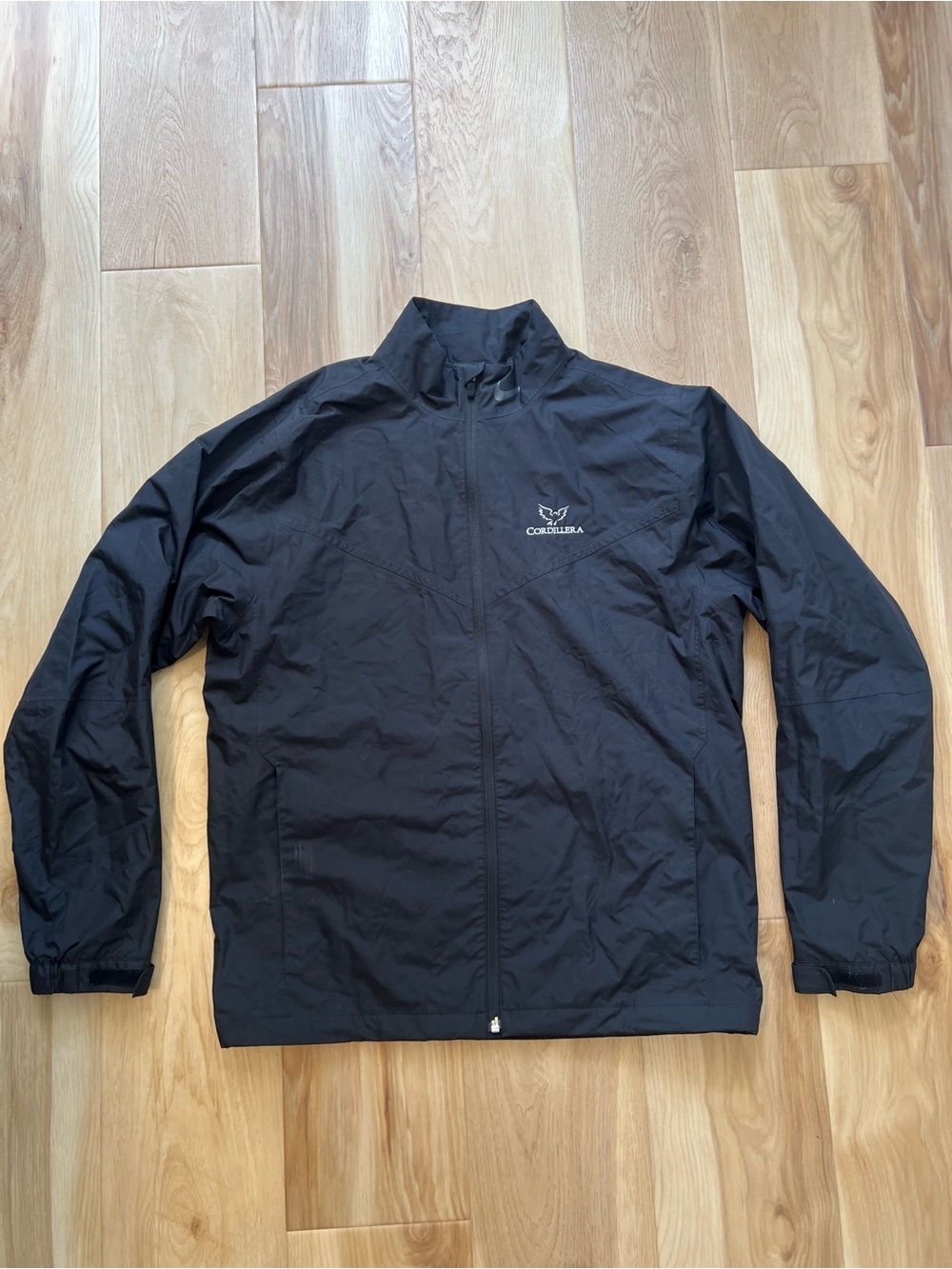 Nike Golf Storm Fit Black Men's Windbreaker Jacket Cordillera Golf Course Medium